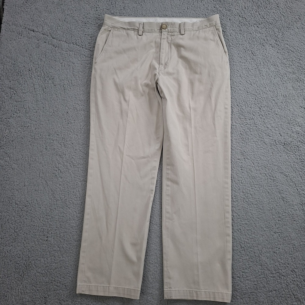 Polo Ralph Lauren Mens 36x29 Khaki Chino Pants Classic Fit Flat Front Beige